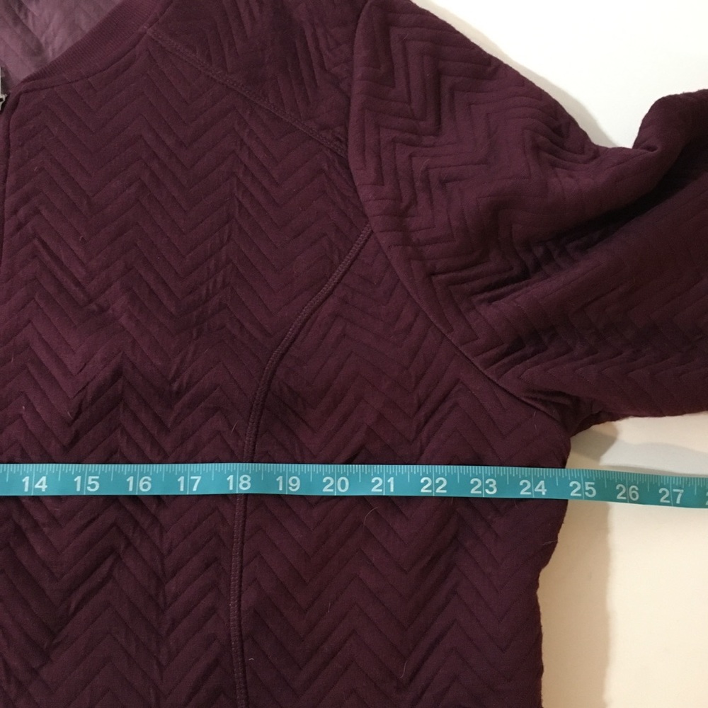 Torrid Plum Zip Up Jacket, 4 - Picture 6 of 7